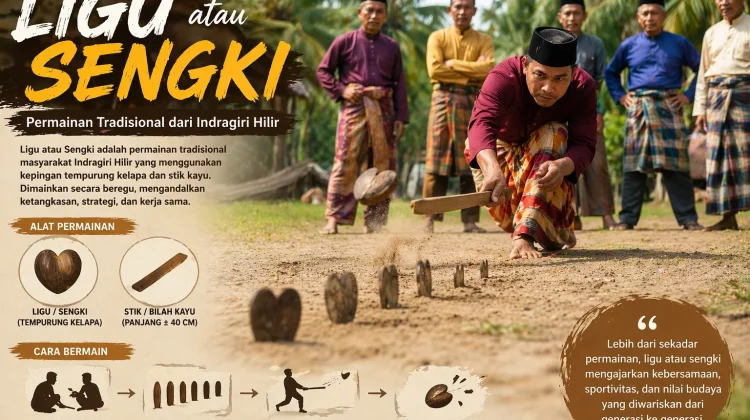 Ligu atau Sengki, Permainan Tradisional dari Indragiri Hilir