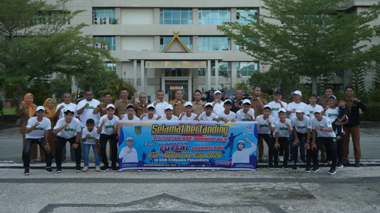 Kontingen Futsal Inhil Dilepas