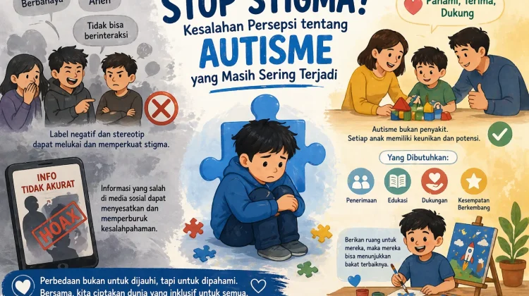 Hilangkan Kesalahan Persepsi tentang Autisme yang Masih Sering Terjadi