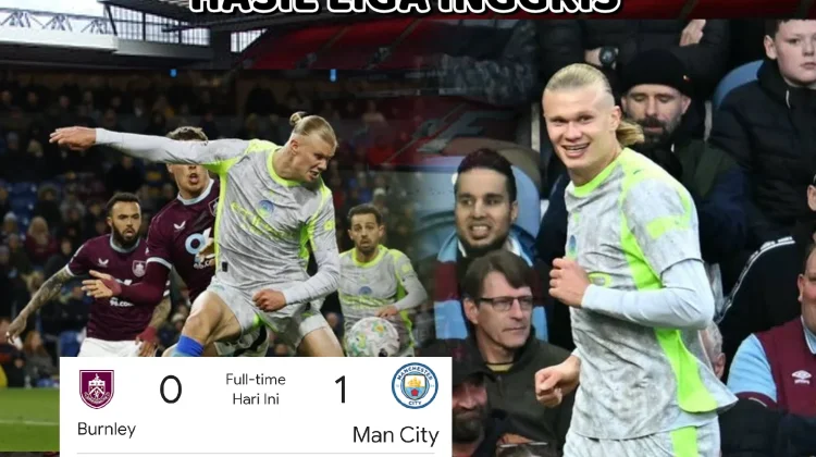 Manchester City Rebut Puncak Klasemen usai Tekuk Burnley 1-0