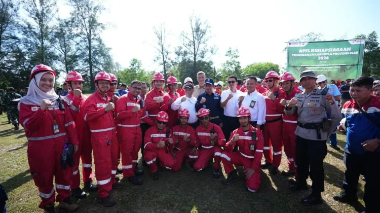 Pertamina Patra Niaga Kilang Dumai Dukung Sinergi Pengendalian Karhutla di Dumai