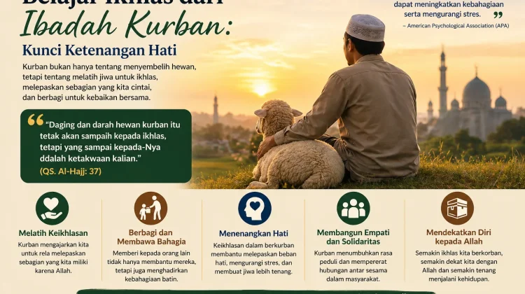 Belajar Ikhlas dari Ibadah Kurban : Kunci Ketenangan Hati
