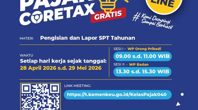 Batas Akhir Relaksasi, DJP Riau Gencarkan Kelas Pajak Coretax Gratis untuk W
