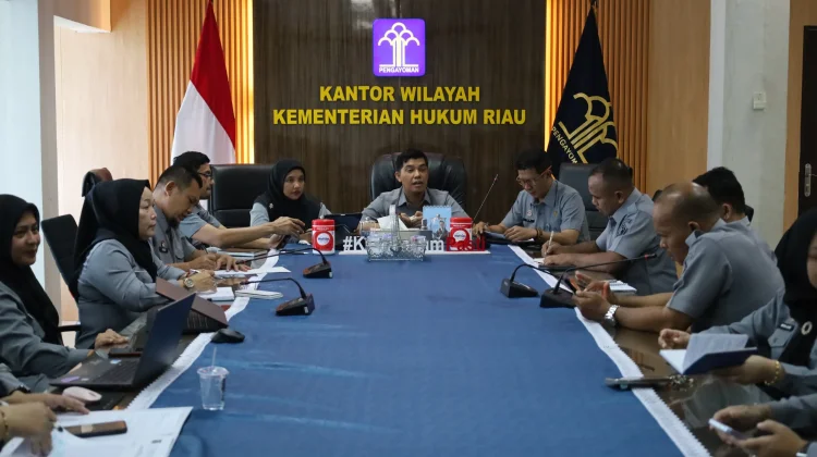 Gerak Cepat Pasca Desk Evaluasi, Kemenkum Riau Tuntaskan Perbaikan WBBM