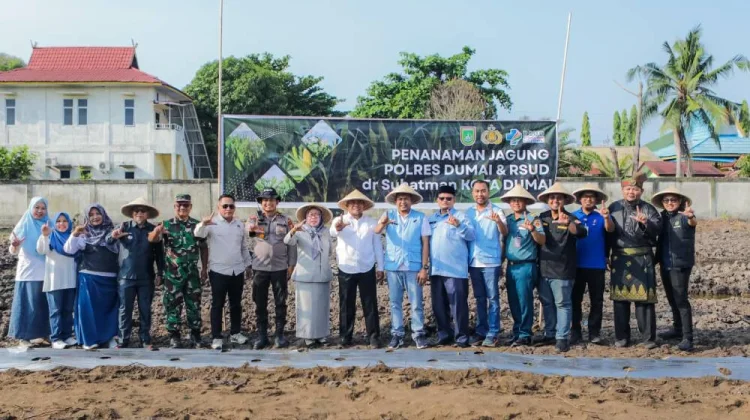Wakil Wali Kota Dumai Ikuti Tanam Jagung