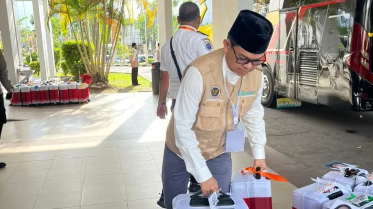 Keberangkatan JCH Riau Kloter BTH 08 Berjala Lancar