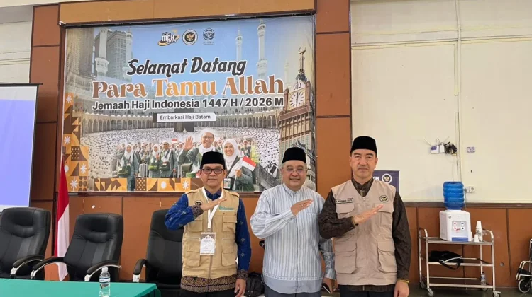 Jemaah Kloter BTH 10 Tiba di Asrama Haji Batam, Kemenhaj Riau Imbau Jaga Kesehatan