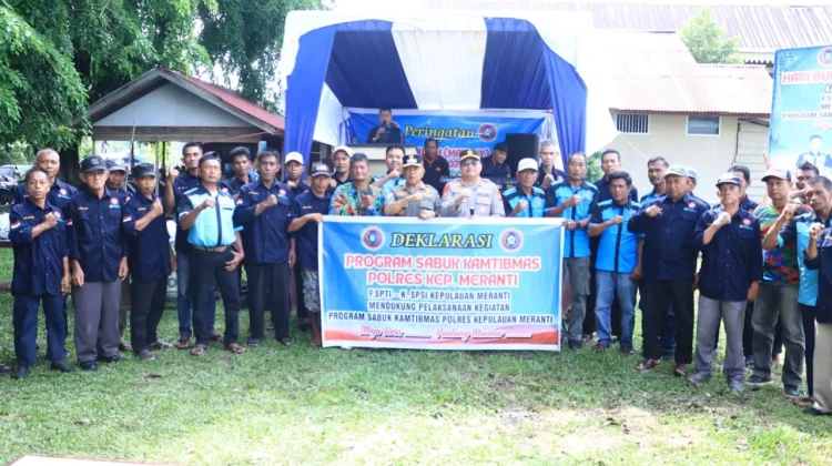 Peringati May Day, Buruh Meranti Deklarasikan Dukungan Sabuk Kamtibmas