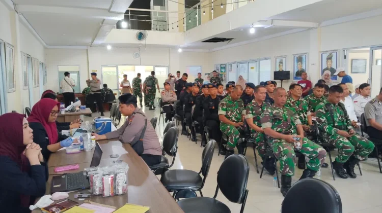 Donor Darah PWI Riau Berjalan Sukses