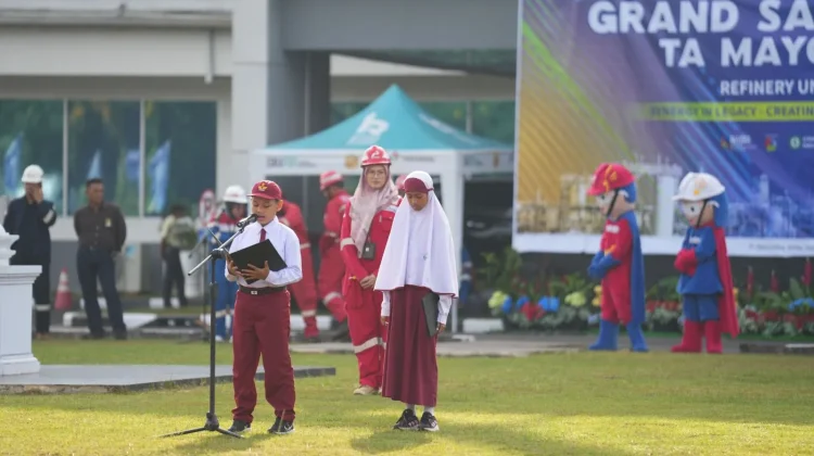 Direktur Operasi Kilang Pertamina Patra Niaga Pimpin Apel di Dumai