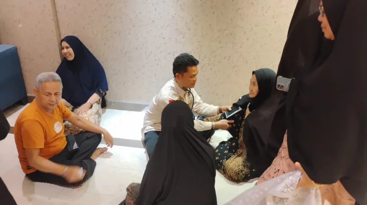 Jemaah Kloter BTH 03 Derita Batuk Ringan