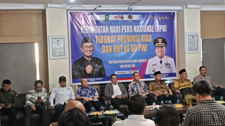 Puncak HPN Riau dan HUT PWI ke-80, Raja Isyam Azwar Tekankan Independensi Pers