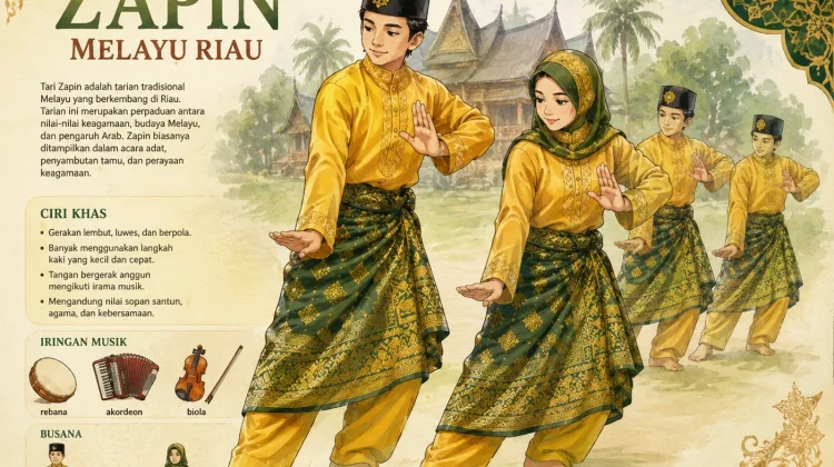 Tari Zapin Melayu Riau, Warisan Tradisi yang Bertahan di tengah Arus Modernisasi