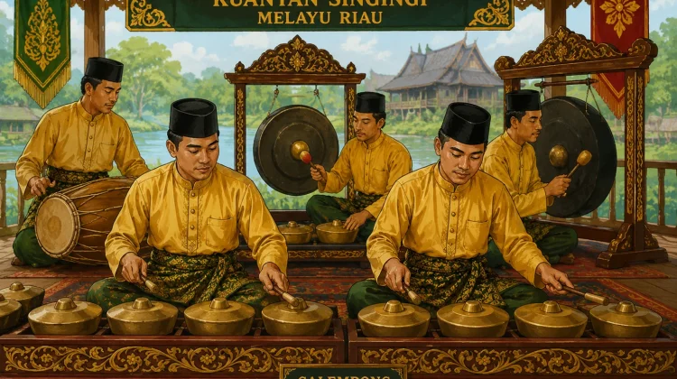 Musik Calempong Warisan Budaya Melayu yang tetap Lestari