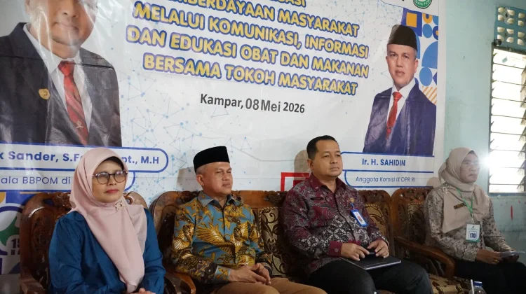 BBPOM Pekanbaru dan Sahidin Gelar KIE di Kuok