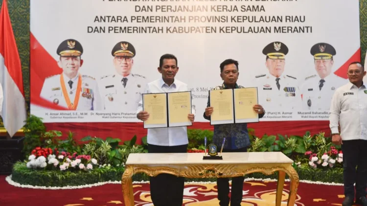Optimalisasi Potensi Daerah, Pemkab Meranti Teken MoU Bersama Pemprov Kepri
