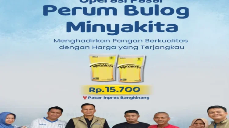 Bulog Kantor Cabang Kampar Gelar Operasi Pasar Minyakita