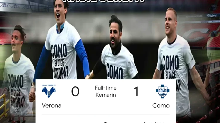 Como 1907 Pastikan Tiket Eropa setelah Bungkam Hellas Verona di Serie A