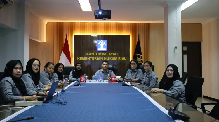 Kemenkum Riau Ikuti Pengarahan Uji Kompetensi Jabatan Fungsional