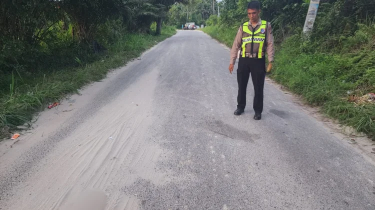 Pelajar 13 Tahun Tewas Terlindas Dump Truck di Jalan Sri Palas Pekanbaru