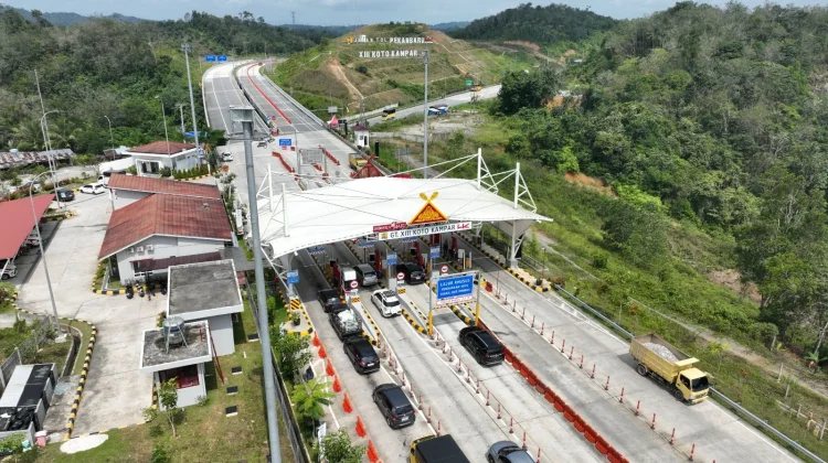 Libur Panjang Kenaikan Yesus Kristus, Kendaraan Melintasi Tol di Riau Meningkat