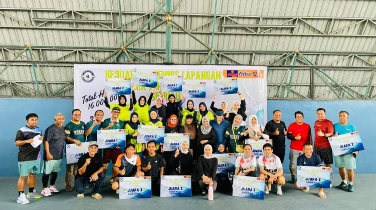 Turnamen  Eka Tennis Club II 2026 Se-Riau Sukses Digelar, Lahirkan Juara Baru