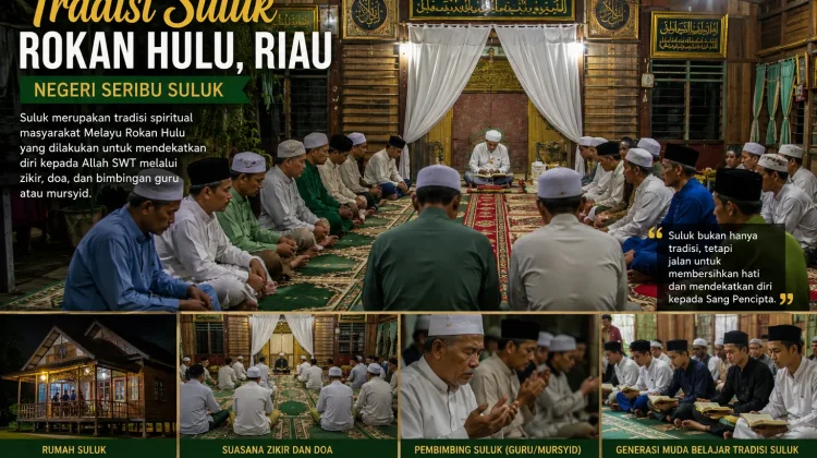 Tradisi Suluk Rokan Hulu Warisan Spiritual Negeri Seribu Suluk yang Tetap Bertaha