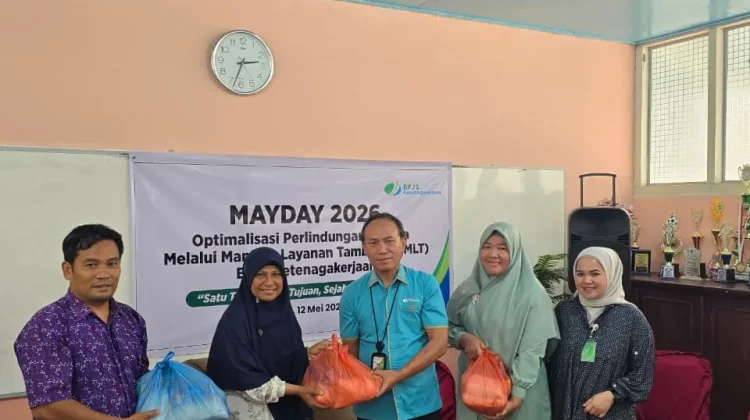 BPJS Ketenagakerjaan Duri Gelar May Day Sekaligus Sosialisasi Manfaat Layanan