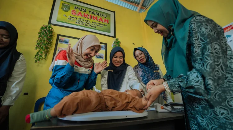 Pencegahan Stunting di Pesisir Dumai Diperkuat