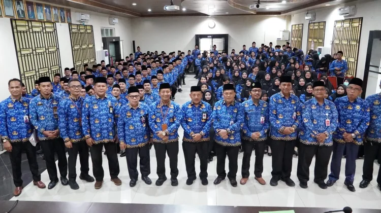 Muliardi Sampaikan 4 Pesan Penting saat Pelantikan 232 CPNS Kemenag Riau