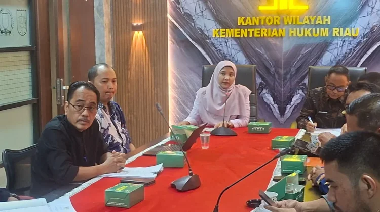 Kemenkum Riau Harmonisasikan Tiga Regulasi Strategis Kabupaten Indragiri Hilir