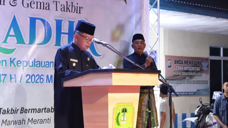 Bupati Asmar Lepas Pawai Takbir Iduladha 1447 H di Merantii