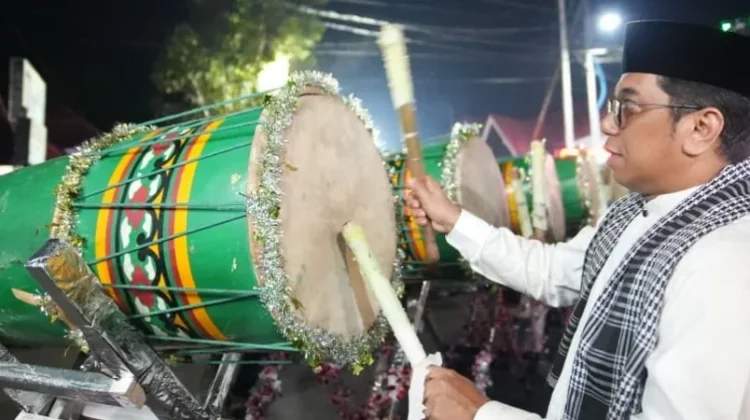 Gema Takbir Bergema di Taman Jalur Kuansing