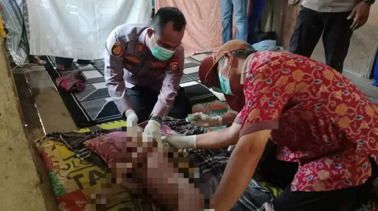 Polsek Merbau Evakuasi Bocah yang Tenggelam di Sungai Melibur