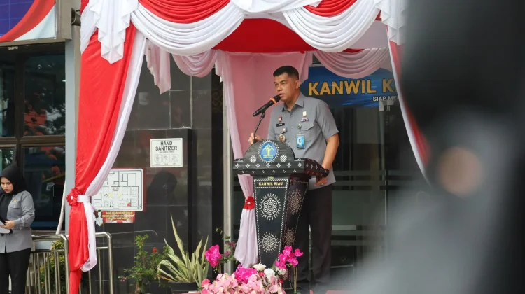 Kemenkum Riau Gelar Upacara Peringatan Hari Lahir Pancasila 2026