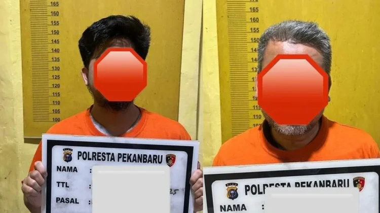 Dua Tersangka Dugaan Penipuan Haji Mujamalah Ditahan Polresta Pekanbaru