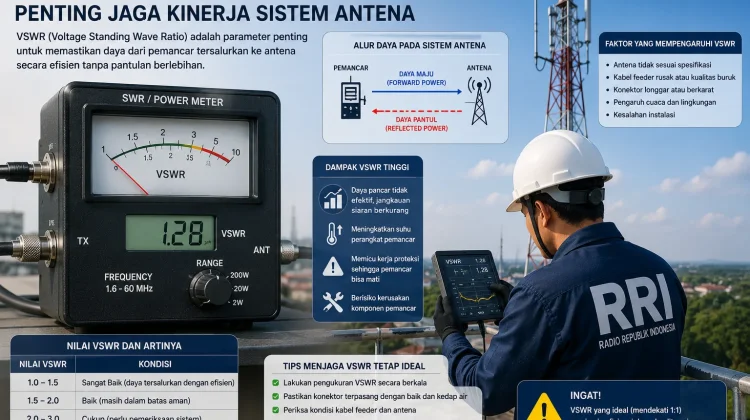Pengukuran VSWR Penting Jaga Kinerja Sistem Antena