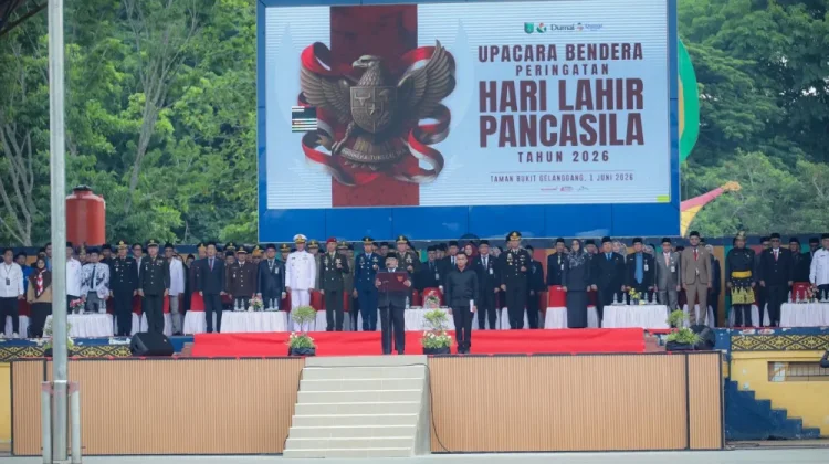 Wawako Sugiyarto Pimpin Upacara Bendera Harlah Pancasila