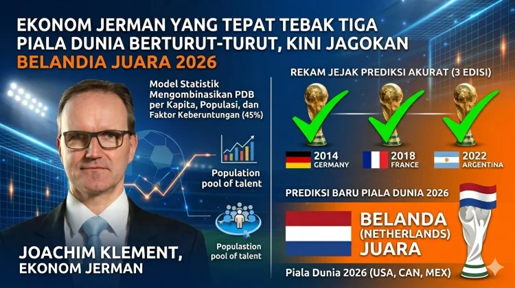 Ekonom Jerman yang Tepat Tebak 3 Piala Dunia Berturut-turut Kini Jagokan Belanda