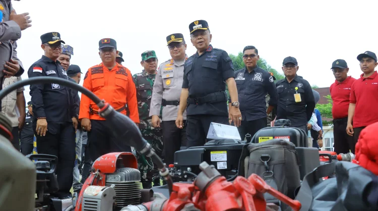Bersiap Hadapi Ancaman Super El Nino  Polres Meranti Gelar Apel Siaga Karhutla