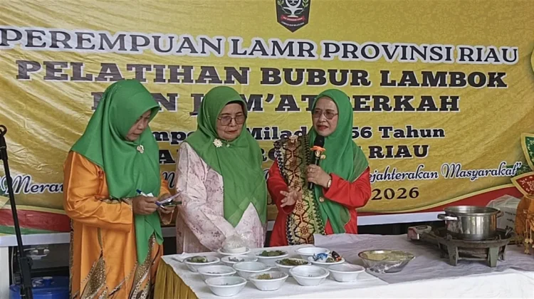 Perempuan LAM Riau Gelar Pelatihan Bubur Lambok