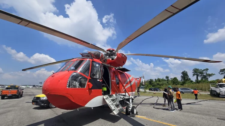BNPB Tambah Helikopter Water Bombing, Kekuatan Karhutla Riau Diperkuat