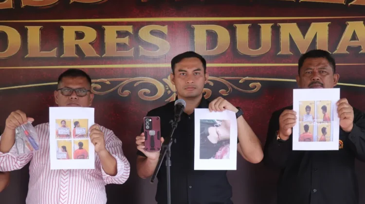 Pelaku Curas Sadis di Dumai Ditangkap, Penadah HP Curian Ikut Diamankan