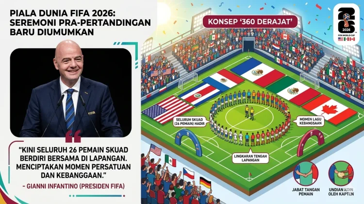 FIFA Ubah Tradisi Piala Dunia, Semua Pemain Ikut Lagu Kebangsaan