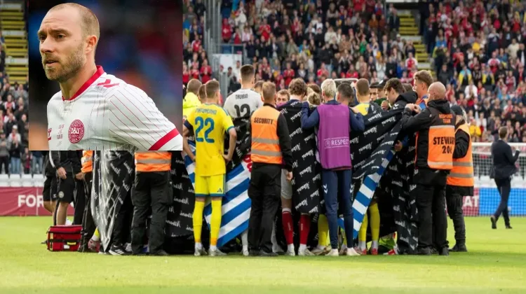 Eriksen Kembali Alami Insiden di Lapangan, saat Denmark Kontra Ukraina
