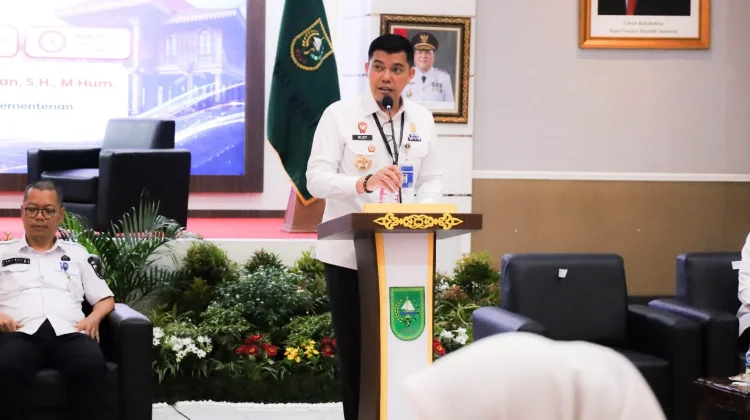 Kemenkum Riau Berikan Sosialisasi Hukum dalam Kunjungan Kerja Seruni