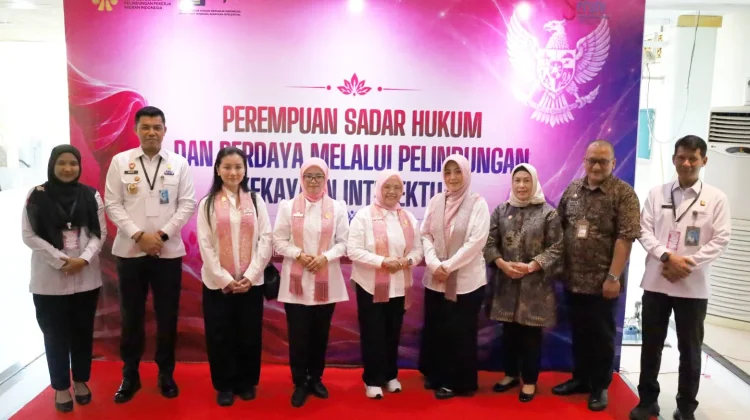 Selvi Gibran Tinjau UMKM Binaan Kemenkum