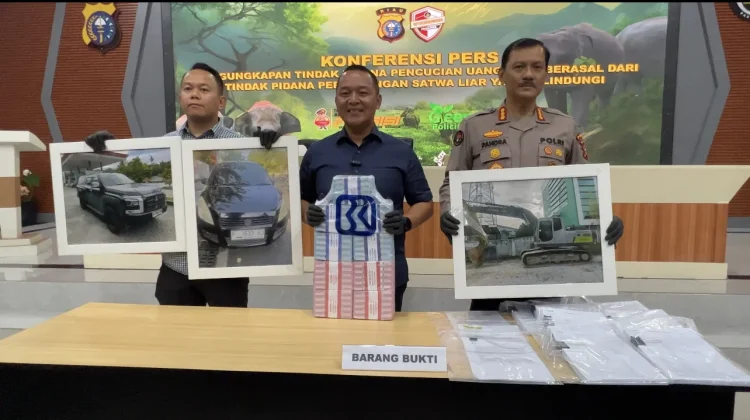Polda Riau Sita Aset TPPU dari Pelaku Perburuan Gajah Sumatra