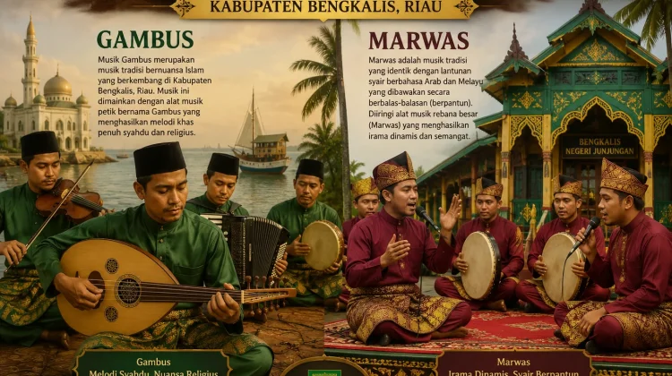 Gambus dan Marwas, Warisan Musik Melayu yang Tetap Bergema di Bengkalis