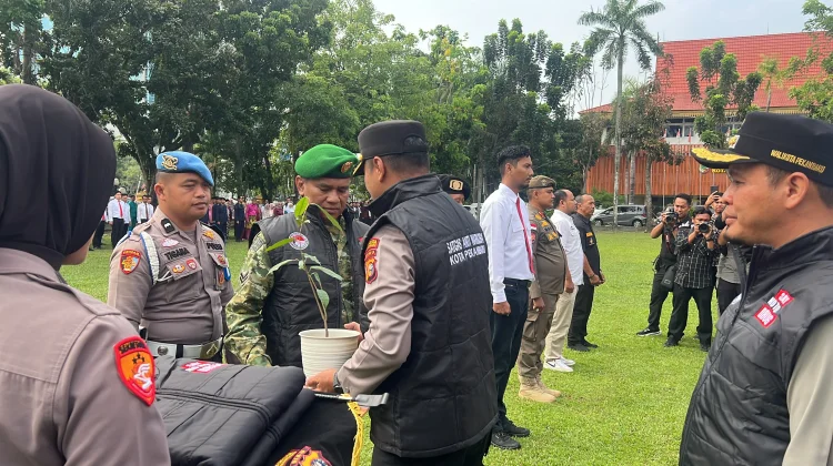 Apel Satgas Anti Narkoba di Kota Pekanbaru, Polisi Ungkap 74 Kasus
